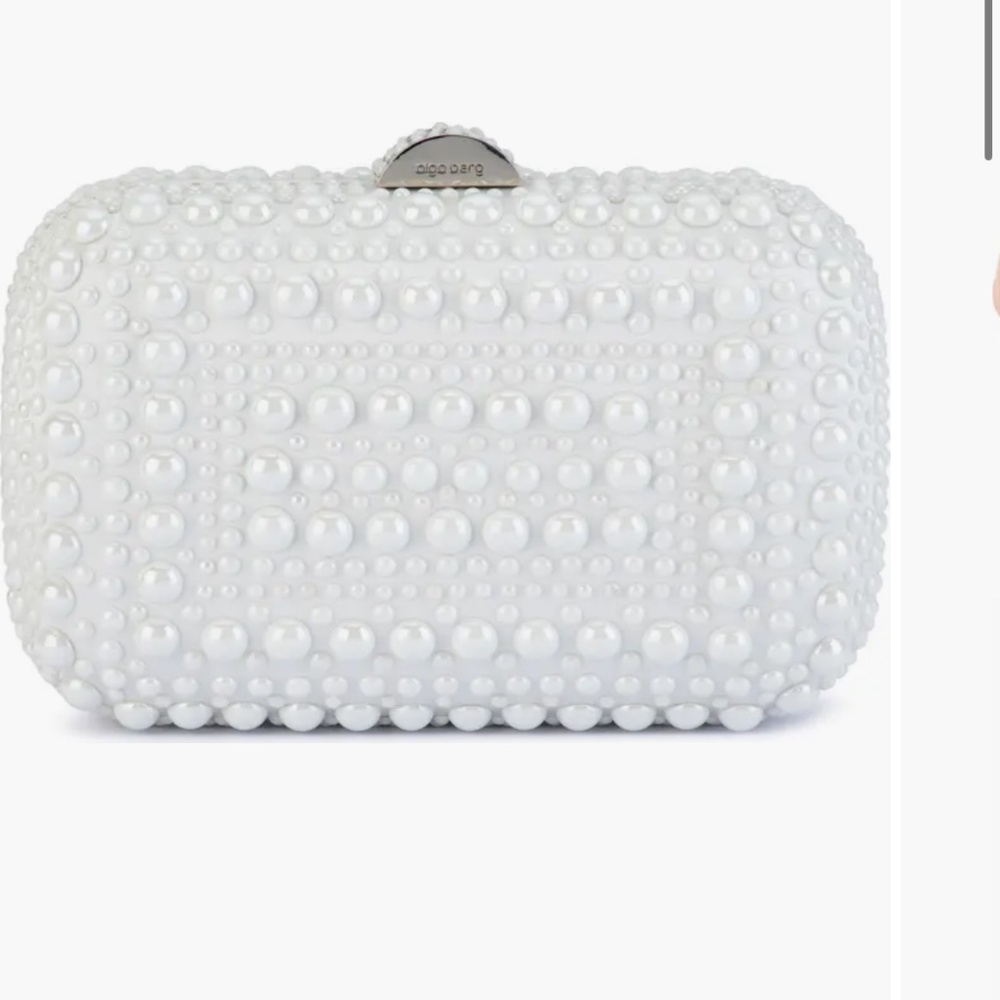 Ari Hotfix Imitation Pearl Clutch by Olga Berg